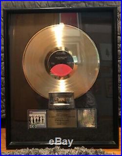 10,000 Maniacs RIAA Gold Record / Cassette Award In My Tribe Hologram