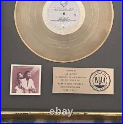 17 X 21 Ashford & Simpson Stay Free Jay Jacobs RIAA Gold Record Framed Award