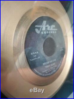 1964 Gold Record Award TERRY BLACK Unless You Care P. F. SLOAN Non RIAA RARE