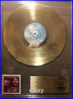 1975 Seals & Crofts I'll Play For You Gold Record 500,000 Sales Award RIAA