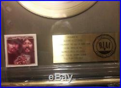 1975 Seals & Crofts I'll Play For You Gold Record 500,000 Sales Award RIAA