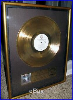 1982 Riaa Doobie Brothers Best Of The Doobies Volume 2 Gold Record Sales Award