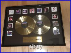 1985 Arista Gold and Platinum albums award presentation framed, 13 artists rare 1985 Arista Gold and Platinum albums award presentation framed, 13 artists rare