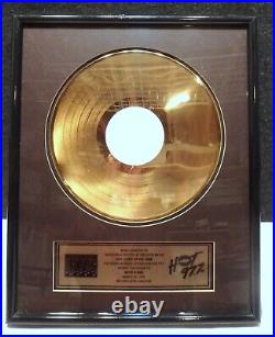 1992 Boyz II Men Gold Record Hot 97.7 South Bay Music Award Artist Of The Year
