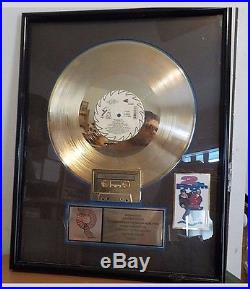 2 In A Room Wiggle It Gold Artist Sales Award Charisma / Cutting Recordings