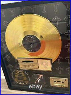 2 Pac Me Against the World RIAA Certified Gold Record Album Award