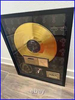 2 Pac Me Against the World RIAA Certified Gold Record Album Award