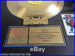 2 in a room RIAA Gold Award Wiggle It goldene Schallplatte an Herb Rosen