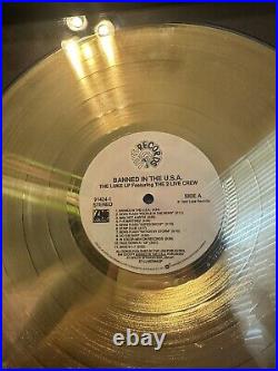 2 live crew banned In the usa RIAA Gold Record Award Display