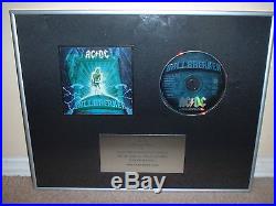 AC/DC 4 GOLD RECORD AWARDS NON RIAA Including RARE HIGHWAY TO HELL! GERMANY