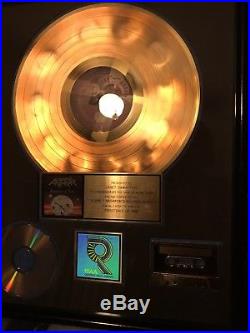 ANTHRAX Authentic RIAA CERTIFIED GOLD RECORD AWARD Persistence Of Time 1990
