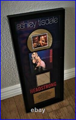 ASHLEY TISDALE 2008 RIAA Gold Record Sales Award / HEADSTRONG
