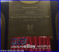 ATC Around The World 3 fach Gold Award (goldene Schallplatte)