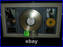 Aaliyah RIAA gold record award