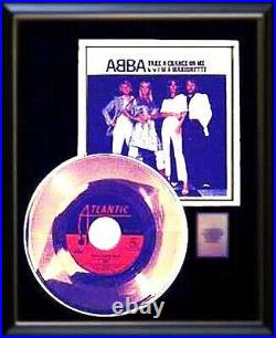 Abba Take A Chance On Me 45 RPM Gold Record Rare Non Riaa Award