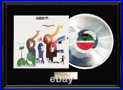 Abba The Album White Gold Silver Platinum Tone Record Lp Non Riaa Award Rare