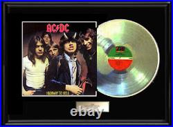 Ac/dc Highway To Hell White Gold Platinum Tone Record Lp Non Riaa Award Rare