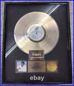 Actual RIAA 20/20 Gold Record George Benson Framed Sales Award