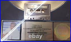 Actual RIAA 20/20 Gold Record George Benson Framed Sales Award