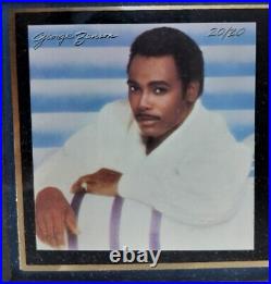 Actual RIAA 20/20 Gold Record George Benson Framed Sales Award