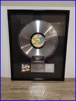 Actual RIAA IN FLIGHT Platinum Record George Benson Read Description