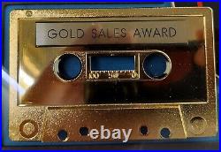 Actual RIAA Very Best of 60's Gold Record Aretha Franklin Framed Sales Award