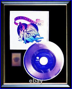 Aerosmith Angel 45 RPM Gold Metalized Record Rare Non Riaa Award