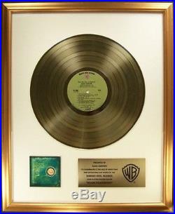Alice Cooper Billion Dollar Babies LP Gold Non RIAA Record Award Warner Brothers