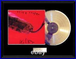 Alice Cooper Killer White Gold Platinum Tone Record Lp Rare Non Riaa Award