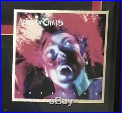 Alice In Chains Facelift Gold Record CD Award Plaque Layne Staley Rare