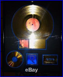 Alice In Chains Riaa Authentic Super Rare Jar Of Flies Gold Record Award
