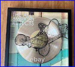 All American Rejects Gold Album Record Award Plaque Dreamworks Swing Swing RIAA