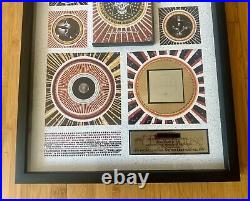 All American Rejects Live From Oklahoma Gold DVD RIAA Award Plaque Record