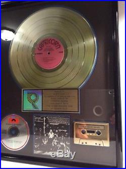 Allman Brothers Vintage RIAA Gold record award Fillmore East RARE