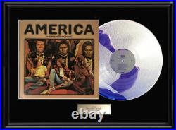 America Self Titled Debut White Gold Silver Platinum Tone Record Non Riaa Award