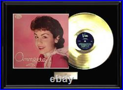 Annette Funicello Self Titled Framed Lp Gold Metalized Record Non Riaa Award