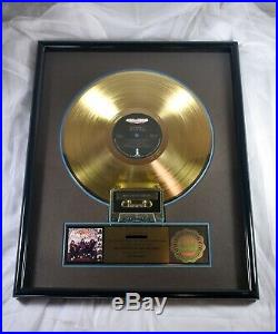 Anthrax I'm The Man RIAA Gold Record Award Scott Ian Charlie Benante Frank Bello