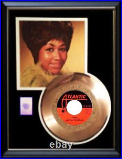 Aretha Franklin Think Gold Metalized Record Rare Non Riaa Award 45 RPM