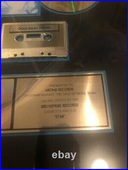 Arons Records Hollywood Record Store Gold Sales Award Belly Star Collectible