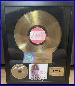 Ashanti Only U Gold RIAA Record Award presented to Wes (Party) Johnson