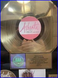 Ashanti Only U Gold Record RIAA Award (Extremely Rare)