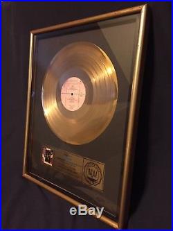 Authentic Duran Duran Gold Record Award for Seven and the Ragged Tiger