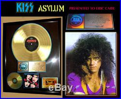 Authentic, KISS, ASYLUM GOLD RIAA RECORD AWARD! TO ERIC CARR, Gene Simmons