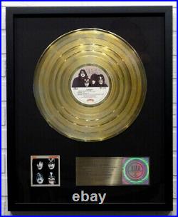 Authentic KISS DYNASTY Original RIAA GOLD RECORD AWARD Paul Stanley GENE SIMMONS