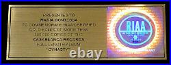 Authentic KISS DYNASTY Original RIAA GOLD RECORD AWARD Paul Stanley GENE SIMMONS