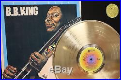 B. B. King King Size 24k Gold LP Record Award Display Free Shipping in USA