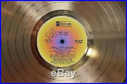 B. B. King King Size 24k Gold LP Record Award Display Free Shipping in USA