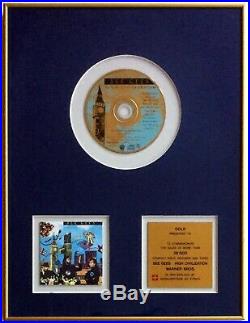 BEE GEES Swiss GOLD RECORD AWARD High Civilization 1991 Mint Condition