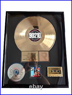 BEVERLY HILLS 90210 RIAA Certified Gold Sales Award Record Cassette CD? 1990's