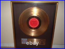 BLUE OYSTER CULT RIAA GOLD RECORD AWARD FIRE OF UNKNOWN ORIGIN Burnin For You